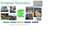 Desktop Screenshot of ecologistasextremadura.org